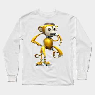 Funny robot animals Long Sleeve T-Shirt